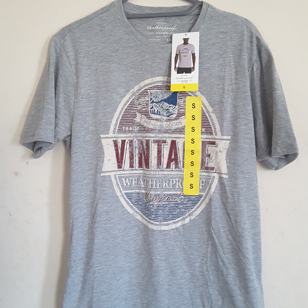 Weatherproof Gray T-Shirt for Men